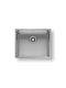 Pyramis Astris 1b 101028501 Flush Mounted Sink Inox Brushed W50xD40cm Silver