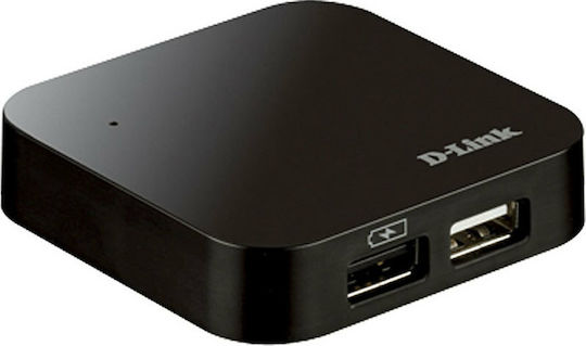 D-Link DUB-H4 USB 2.0 4 Port Hub with USB-A Connection