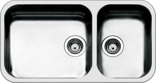 Apell 8435 Поддръжка Inox Μ84xΠ46см сребърен Apell 8435 Поддръжка Inox Μ84xΠ46см сребърен