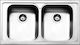 Apell Venezia 8330 8330-110 Drop-In Sink Inox Satin W86xD50cm Silver
