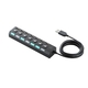 Intronics USB-Hub 7 Anschlüsse USB 2.0 mit USB-A Anschluss