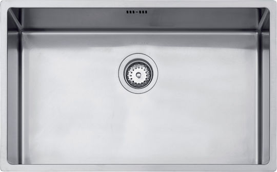 Teka Radea 700/400 F Ν.661 Flush Mounted Sink Inox Satin W74.4xD44.4cm Silver