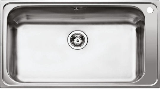 Teka Big Bowl 86 1C (Bahia) Plus Ένθετος Inox Σατινέ Μ86xΠ50cm Ασημί