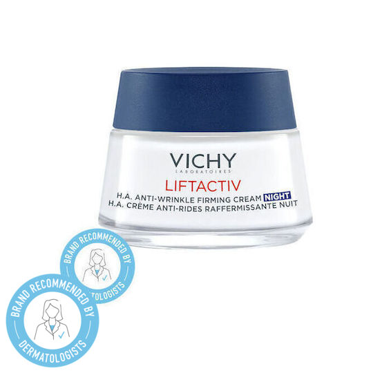 Vichy Liftactiv Hyaluronic Specialist H.A. Κρέμα Προσώπου Νυκτός για Αντιγήρανση & Σύσφιξη με Υαλουρονικό Οξύ 50ml