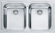 Franke Logica LOX 620 3011444401 Drop-In Spüle Inox Satiniert B86xT50cm Silber