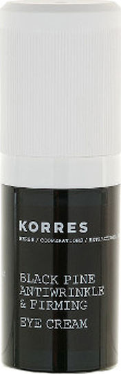 Korres Μαύρη Πεύκη Анти-ейдж Крем за Очи против за Тъмни Кръгове за Зряла Кожа 15мл