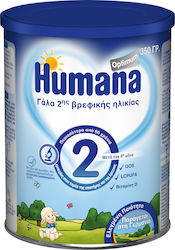 Humana Γάλα σε Σκόνη Optimum 2 για 6m+ 350gr