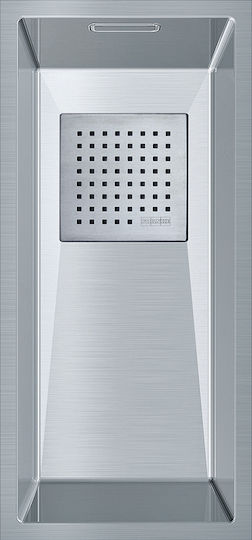 Franke Peak PKX 110-18 3220420002 Undermount Sink Inox Satin W21xD45cm Silver