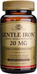 Solgar Gentle Iron 20mg 180 φυτικές κάψουλες