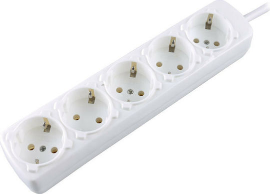 SAS Steckdosenleiste 5 Positionen mit Kabel 1.5m