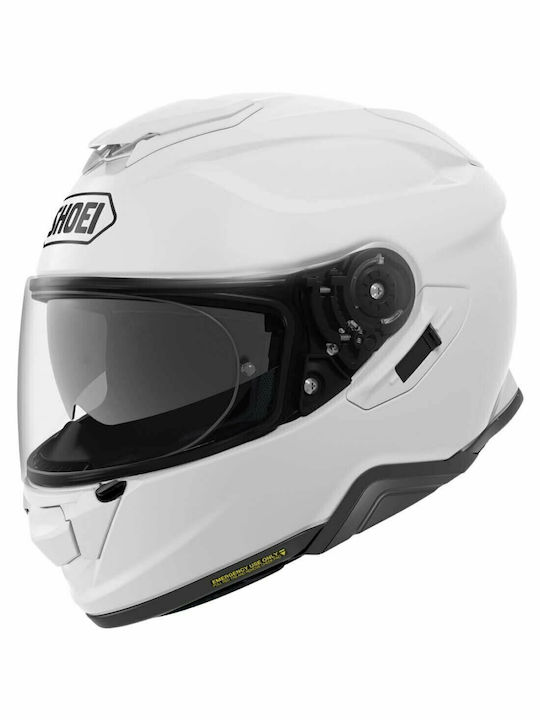 Shoei GT-Air White Motorradhelm Volles Gesicht ECE 22.05 1415gr 01GT2WHITE