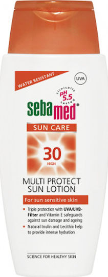 Sebamed Мулти Протект Сън Лосион Водоустойчив Слънцезащитен Крем За Тяло SPF30 150мл