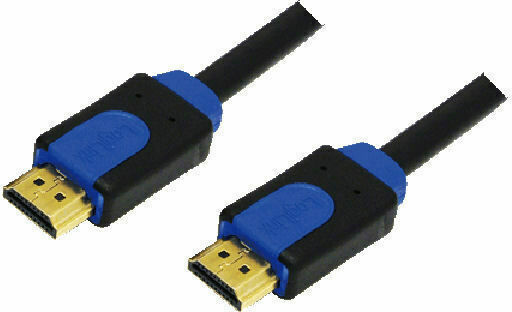 LogiLink HDMI 1.4 High Speed 1080p 120Hz Cable HDMI male - HDMI male 10m Μαύρο