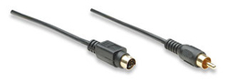 Manhattan S-Video male to Composite male 1.8m Cable (391160)