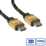 Roline HDMI 1.4 Cable HDMI male - HDMI male 2m Black