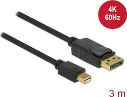 DeLock 82699 DisplayPort-Stecker - Mini-DisplayPort-Stecker 3m
