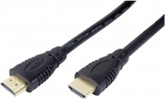Equip Cable HDMI male - HDMI male 5m Μαύρο