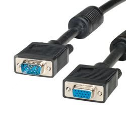 Roline VGA male to VGA female Black 6m Cable (11.04.5356)