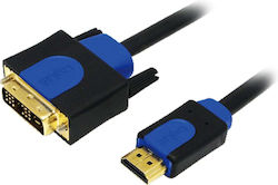 LogiLink Kabel DVI-D-Stecker - HDMI-Stecker 10m Schwarz (CHB3110)
