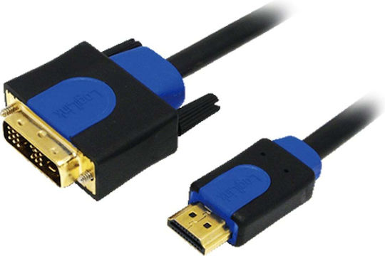 LogiLink Cable DVI-D male - HDMI male 10m (CHB3110)