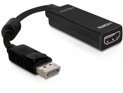 DeLock Konverter DisplayPort männlich zu HDMI weiblich Schwarz (61849)