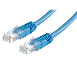 Roline U/UTP Cat.5e Ethernet Network Cable 5m Blue 1pcs