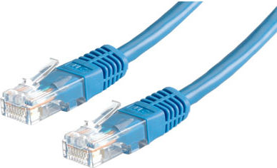 Roline U/UTP Cat.5e Ethernet Network Cable 5m Blue 1pcs