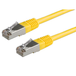 Roline S/FTP Cat.6 Ethernet Network Cable 0.5m Yellow 1pcs