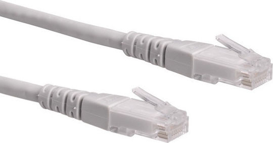 Roline U/UTP Cat.6 (Gigabit) Καλώδιο Δικτύου Ethernet 15m Γκρι