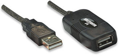 Manhattan 150248 USB 2.0 USB-A male σε USB-A female 10m