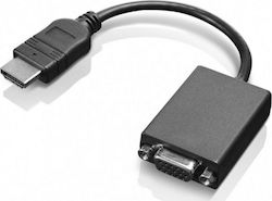 Lenovo 0B47069 HDMI Male to VGA Female Converter
