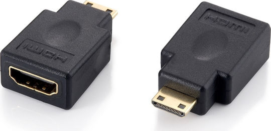 Equip 118914 Μετατροπέας mini HDMI male σε HDMI female 1τμχ