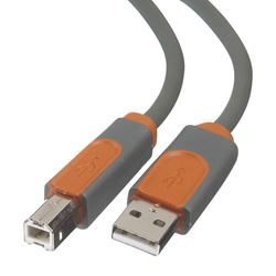 Belkin CU1000CP4.8M USB 2.0 USB-A-Stecker zu USB-B-Stecker Grau 4.8m Belkin CU1000CP4.8M USB 2.0 USB-A-Stecker zu USB-B-Stecker Grau 4.8m