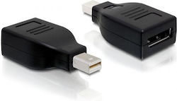 DeLock 65238 mini DisplayPort male σε DisplayPort female