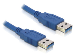 DeLock 1.5m USB 3.0 Cable A-Male Blue (82430)