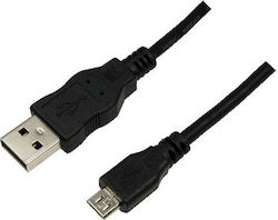 LogiLink CU0060 CU0060 Regulär USB 2.0 in Micro-USB 5m Schwarz