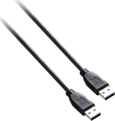 V7 USB 3.0 Kabel USB-A-Stecker - USB-A-Stecker Schwarz 3m V7E2USB3AA-03M