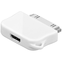 Goobay 43043 Apple 30-poliger männlich zu Micro-USB weiblich Goobay 43043 Apple 30-poliger männlich zu Micro-USB weiblich