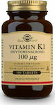 Solgar Vitamin K1 (Phytonadione) Vitamina 100mcg 100 file