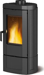 La Nordica Candy Μεταλλική Ξυλόσομπα 7.2kW Μαύρη