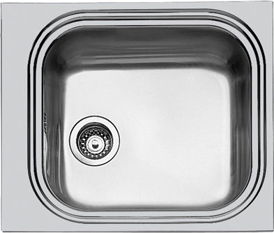 Foster 1511 1511000 1511001 1511002 Drop-In Sink Inox Satin W45xD40cm Silver