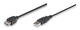 Manhattan USB 2.0 Cable USB-A Male - USB-A Female 1.8m (338653)