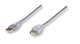 Manhattan USB 2.0 Kabel USB-A-Stecker - USB-A-Stecker Silber 4.5m 340502