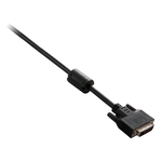 V7 DVI Cable DVI-D male - DVI-D male 3m (V7E2DVI-03M-BLK)