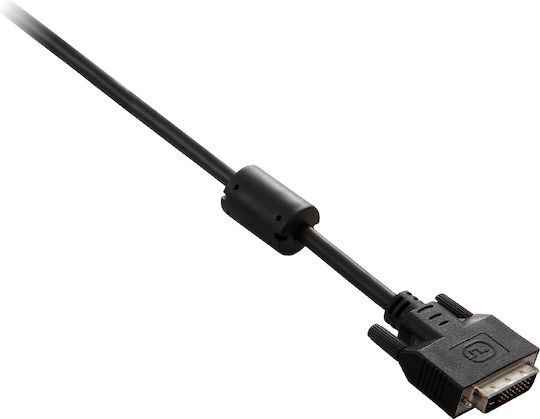 V7 V7E2DVI-03M-BLK 3m DVI-D male to DVI-D male Cable Black (V7E2DVI-03M-BLK)