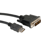 Roline Kabel DVI-D-Stecker - HDMI-Stecker 5m Schwarz (11.04.5552)