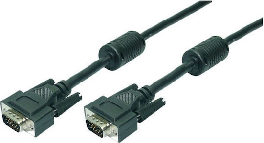 LogiLink Kabel VGA-Stecker - VGA-Stecker Schwarz 20m (CV0018)