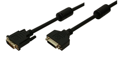 LogiLink CD0006 10m DVI-D male to DVI-D female Cable Black (CD0006)