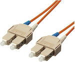 Equip Fiber Optic Cable SC-SC 1m Orange 1pcs