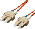 Equip Fiber Optic Cable 10m Orange 1pcs (253320)